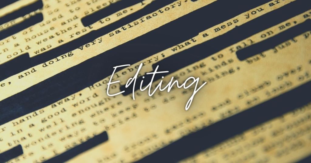 MasterClass Notes: James Patterson – Part 5 –&nbsp;Editing