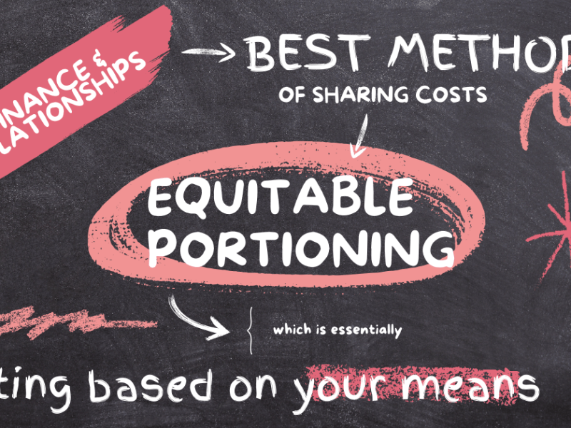 The Best Way to Split Finances in a Relationship: The Equitable Portioning&nbsp;Method